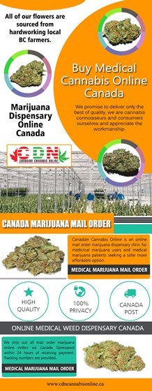 Cannabis Dispensary Online Canada: Buy Medical Cannabis Online Canada